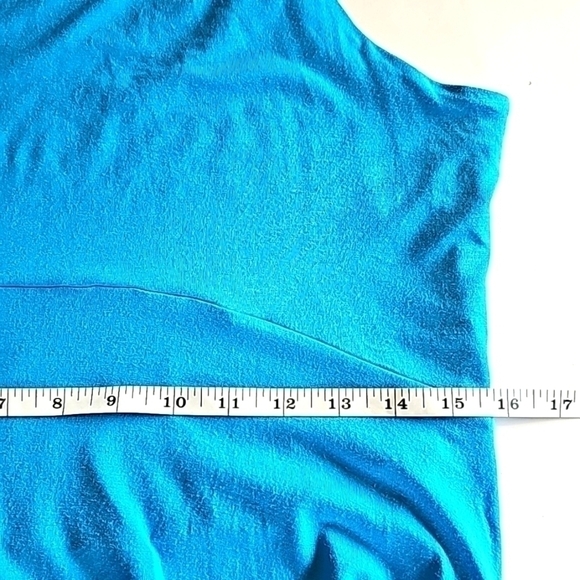 ATHLETA Santorini Thera Dress Light Blue Tencel Modal Dress Size Medium - Picture 10 of 11